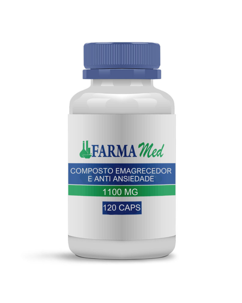 Composto Emagrecedor e Anti-Ansiedade FarmaMed – 120 cps