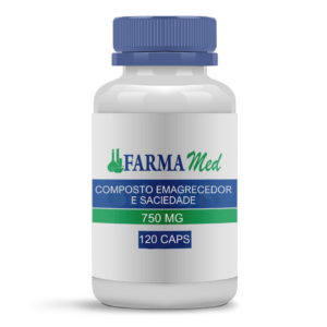 Composto emagrecedor e Aumento Saciedade FarmaMed – 120cps