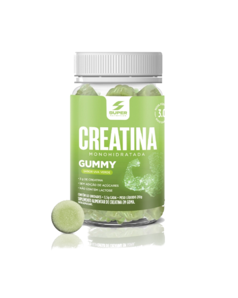 Creatina Gummy Sabor Uva Verde